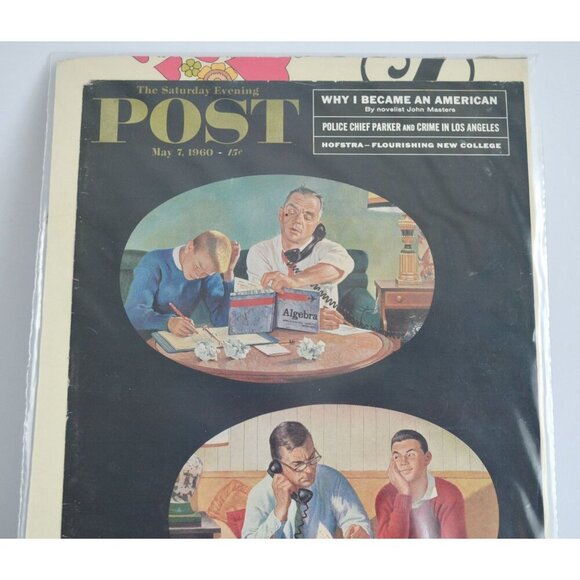 The Saturday Evening Post Magazine COVER May 7 1960 - Picture 2 of 3
